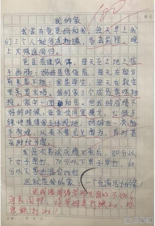 他很棒的作文200字