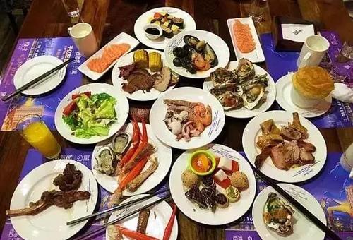 吃自助餐组成