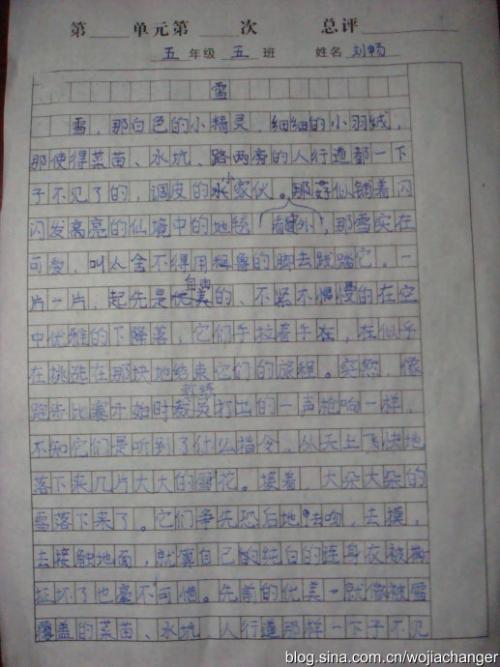 关于玩雪的组成