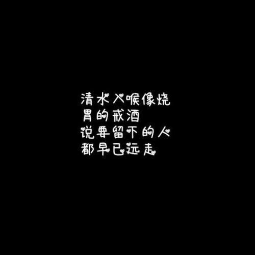 寂寞的话