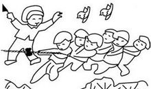 二年级作文拔河比赛