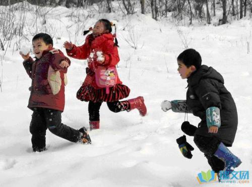 初中作文打雪仗