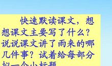 缩写小英雄雨来500字