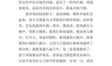 我的第一次做饭作文