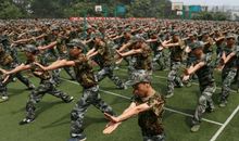 关于初中军训的作文