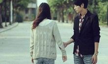 陪着女朋友的话