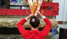 烧香拜佛的说说