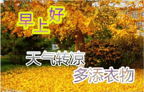 初秋的祝福