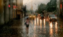 下雨天应景的心情说说