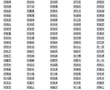 女孩的名字