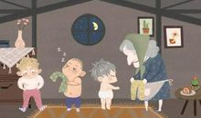 你妈妈喊你穿秋裤