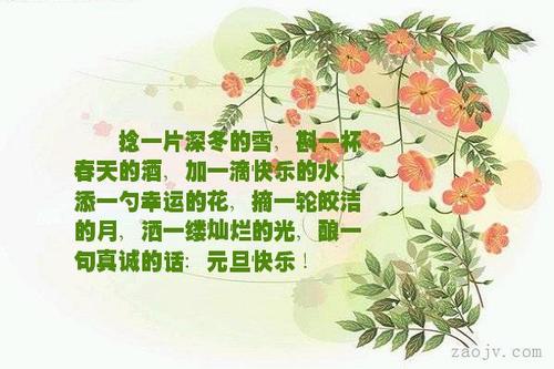 新年快乐谈话