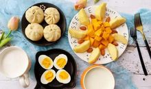 朋友圈晒早餐的说说