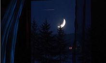 晚上看月亮的经典句子