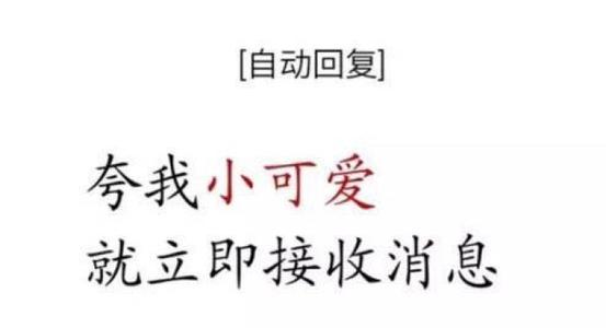 有趣的自动回复内容很有趣