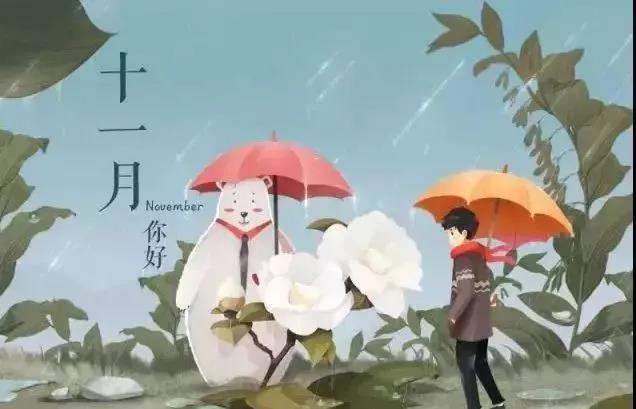你好十一月图片文案1