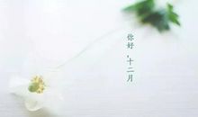 十二月你好朋友圈说说