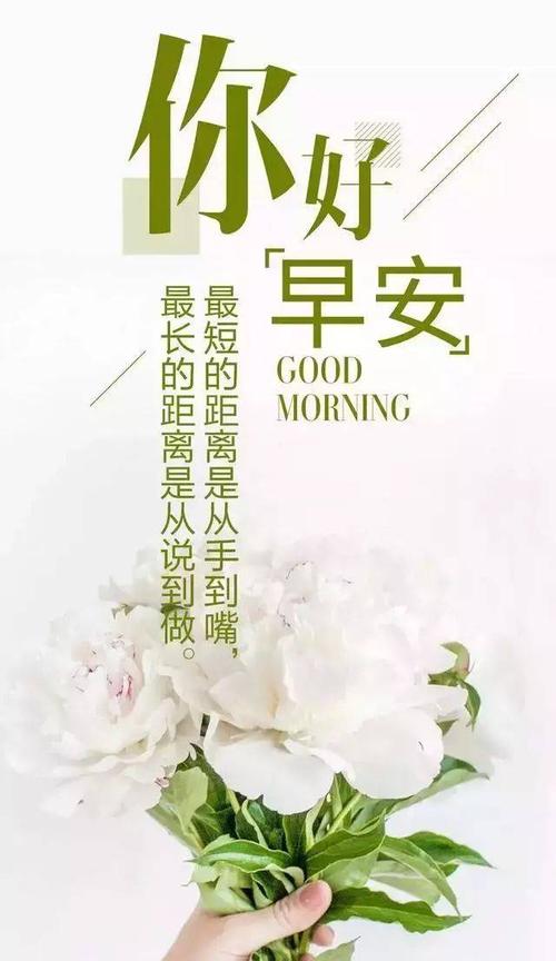 早晨正能量励志句