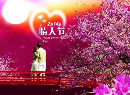 情人节亲爱的消息