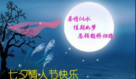 七夕卡留言