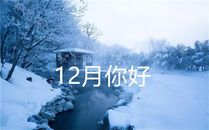 你好12月句子1