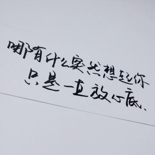 我每天都想你