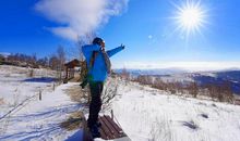 看雪开心的句子