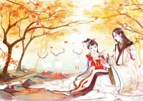 古老诗歌夫妇标志