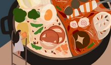 冬天吃火锅的文案