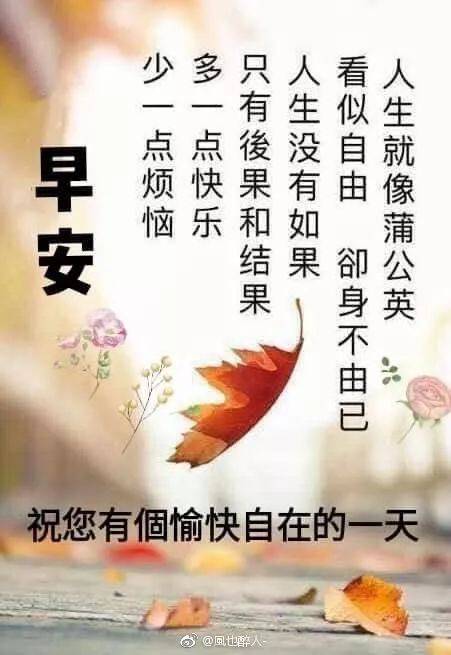 新的一天新的开始，早上好