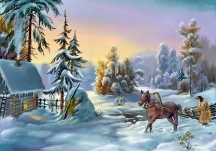 雪日的美丽句子
