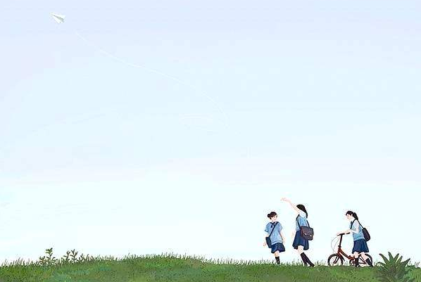 学校青年句子美丽短