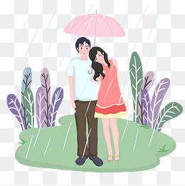 雨天，情人节的问候短信2