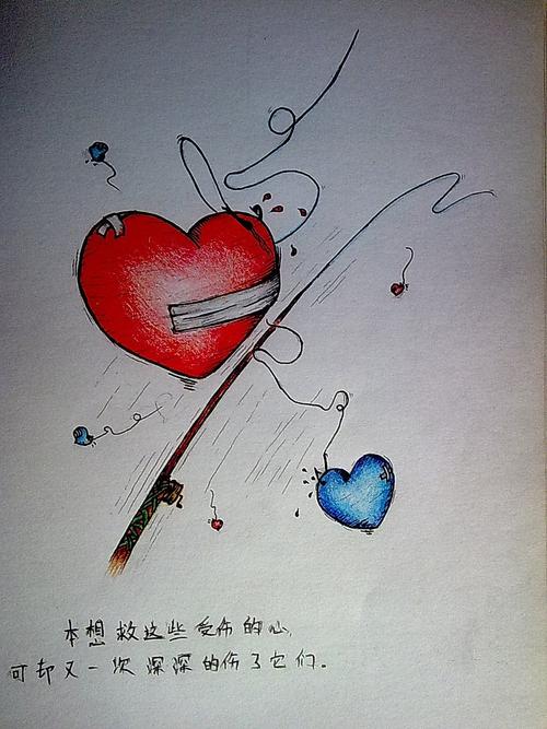 受伤的心语