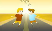 描写友情共同进步的句子