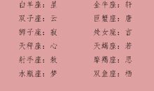 古风5字网名
