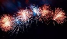 过年放烟花的文案