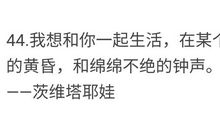 每天日常一句情话