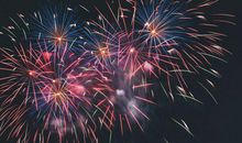 描写除夕放烟花的句子