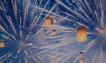 大年三十除夕夜放烟花的幸福句子