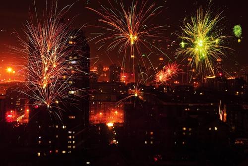 新年前夜祝福
