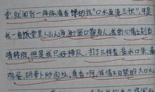 人物描写小片段