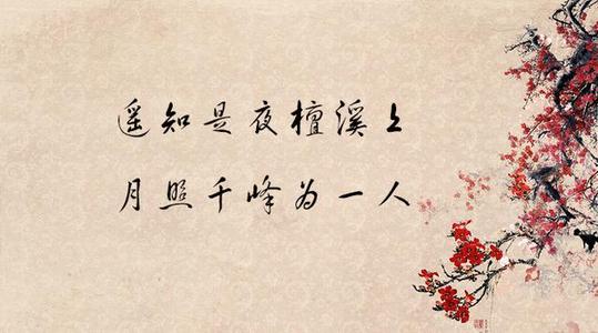 关于孤独的诗