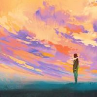 晚上深处安静的情绪句子在一群朋友中间