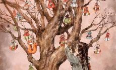 自我萦绕的浪漫情怀，倾诉着我的心情之苦：多情的伤心句句，压抑着心中的平静与宁静