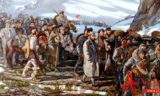 征经历中所述的经验和名言：1000英里之行始于第一步，越过群山踏过河，坚持走到胜利的彼岸