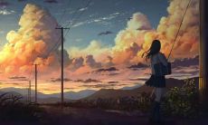 夕阳西下，余辉万丈，烟波浩渺，描绘日落黄昏的诗意华章