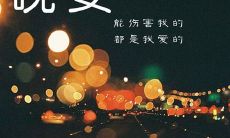 一篇更长的标题改写:关于晚安的朋友圈说说以及如何在简短的文字中表达出心灵深处的安宁和祥和之感