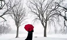 在下雪的日子里，给女儿发送一条温馨问候的短信