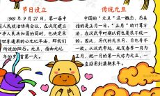 而又有趣的创意手抄报模板设计：解放你的想象力，从元旦手抄报开始！